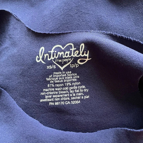 Free People Intimately Tank Top Cutout High Neck Racerback Size XS/Small NEW - Picture 6 of 6